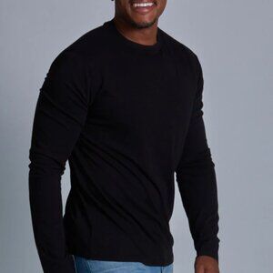 Men's Onno Long Sleeve Bamboo T-Shirt Black